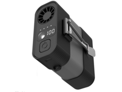 Ventilador De Mano Con 4 Velocidades De Viento Ajustables, Viene Con Clip, Recargable Por Usb, Se Puede Colgar En La Cintura O El Cinturón.