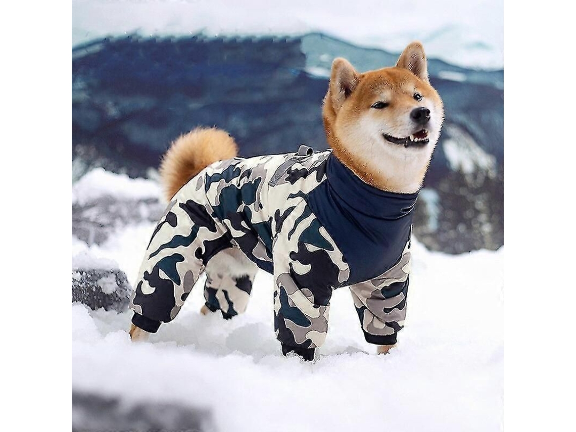 2026-chaqueta Impermeable Para Perros Pequeños Y Medianos Abrigo Cálido De Invierno Con Forro Grueso Talla S-3xl Azul Marino