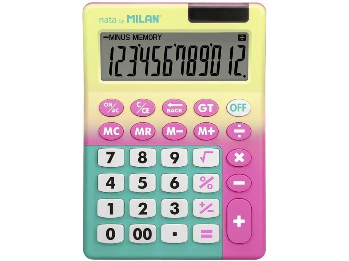 Calculadora MILAN Sunset Amarillo Rosa