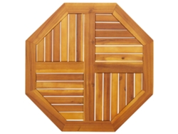 vidaXL Tablero de mesa octogonal madera maciza de acacia 70x70x2 cm