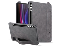 Funda de cuero para tablet compatible con Samsung Galaxy Tab S10 Ultra / S9 Ultra / S8 Ultra con correa de mano y soporte.