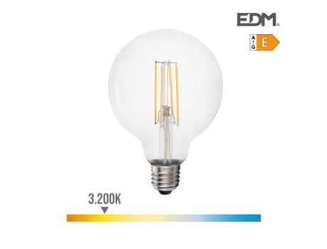 Lámpara Led EDM E27 6 W y 800 Lm 3200 K