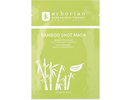 Mascarilla Facial ERBORIAN Tiro de bambú (12x15 gr)