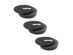 Filtro de aspiradora (3 piezas) compatible con Bissell 1214, 2252, 2486 y 2254 Cleanview