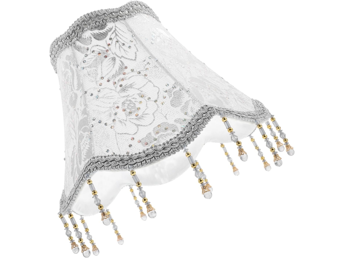 Lámpara De Mesita De Noche De Tela De Estilo Vintage