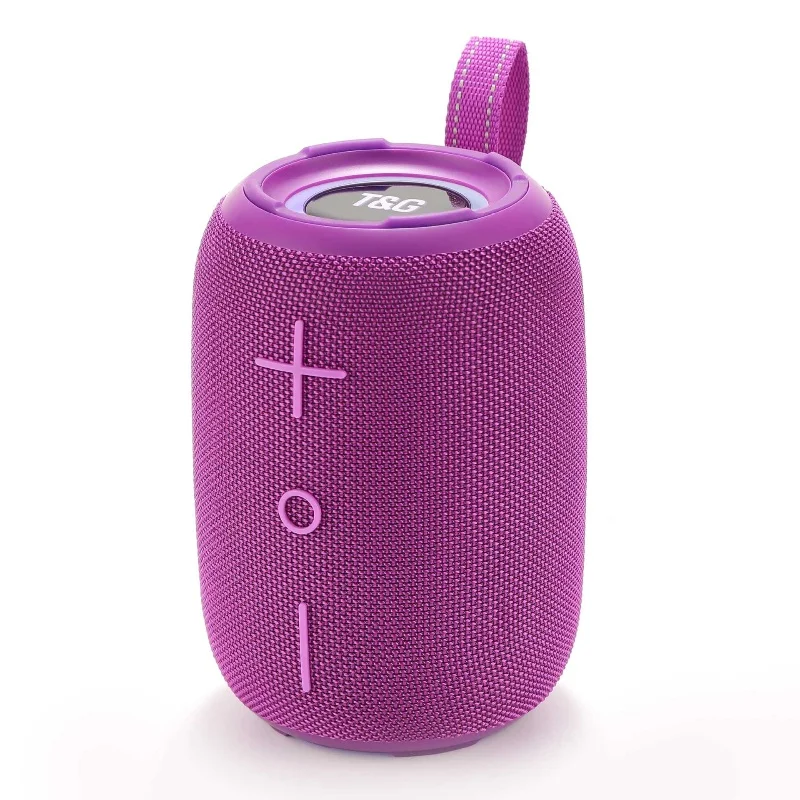 Altavoz Bluetooth (morado)unidad De Doble Controlador Tws, Reproducción Profunda Desde Tarjeta Tf, Llamadas Manos Libres