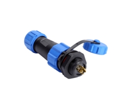 Conector De Enchufe Y Socket De Plástico Impermeable Ip67 Sp13 De 4 Pines (4pin)