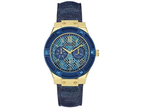Reloj GUESS W0289L3 Mujer (Piel - Azul)
