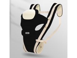 Portabebés Multifuncional Cómodo Y Transpirable Adecuado Para Bebés De 0 A 24 Meses Color Negro Czhhmart