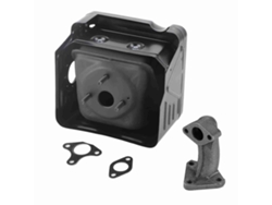Silenciador Primerox para generadores GX340, GX390, 182F y 188F.