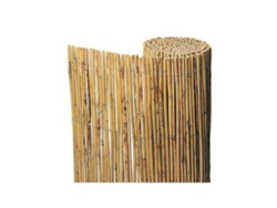 Cañizo natural 150 cm media caña  rollo 5 m