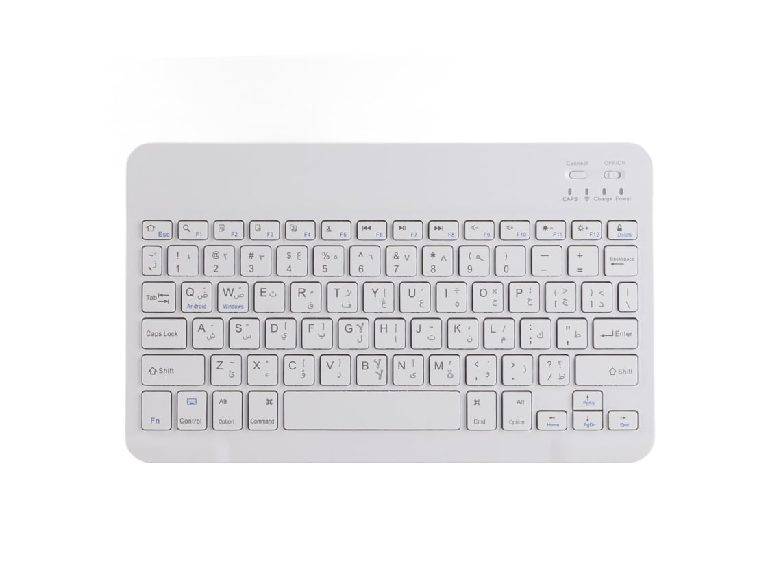 Teclado Sem Fio Ultra Fino De 10 Polegadas Bluetooth Inteligente Para Suprimentos De Computador (árabe)