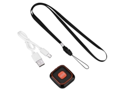 Mini Rastreador Gps Para Niños Con Alarma Sos Y Aplicación De Localización (negro)