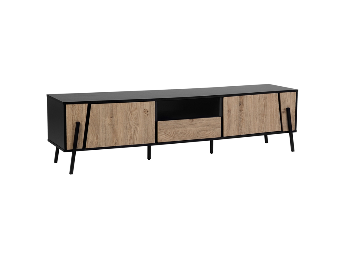 Mueble TV BELIANI Blackpool de Tablero de partículas Madera clara 177x40x46