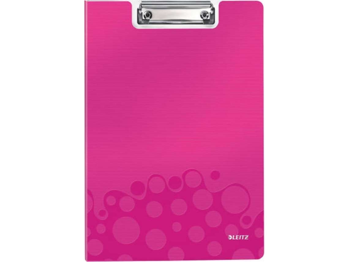 Cubierta con clip LEITZ WOW Rosa (A4 - Capacidad: 75 hojas)