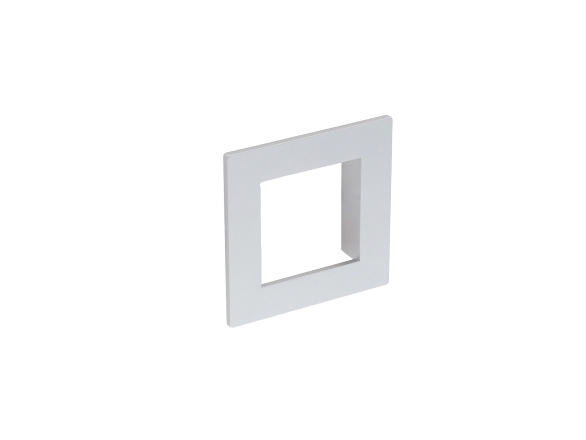 Tirador para muebles de Zamac con una distancia entre centros de 64 mm y acabado de aluminio barnizado mate, juego de 6 unidades HARDWAREXCHANGE