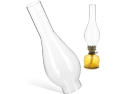 Cristal transparente para lámparas de aceite largas, resistente a altas temperaturas, repuesto para chimenea. SFUSHOS