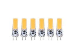 2026-6pcs Bombilla Gy6.35 Cob Led 5w 500lm Silicona Lámpara Techo Para Sala De Estar Luz Cálida