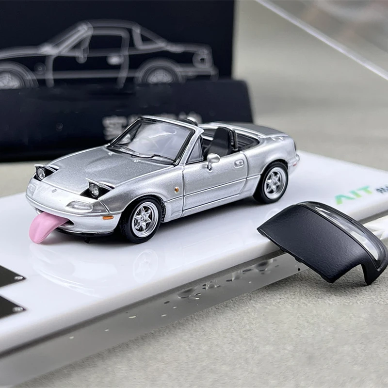 (gris) Modelo De Coche De Aleación A Escala 1:64 Y Modelo De Coche De Juguete - Modelo De Coche A Escala En Miniatura