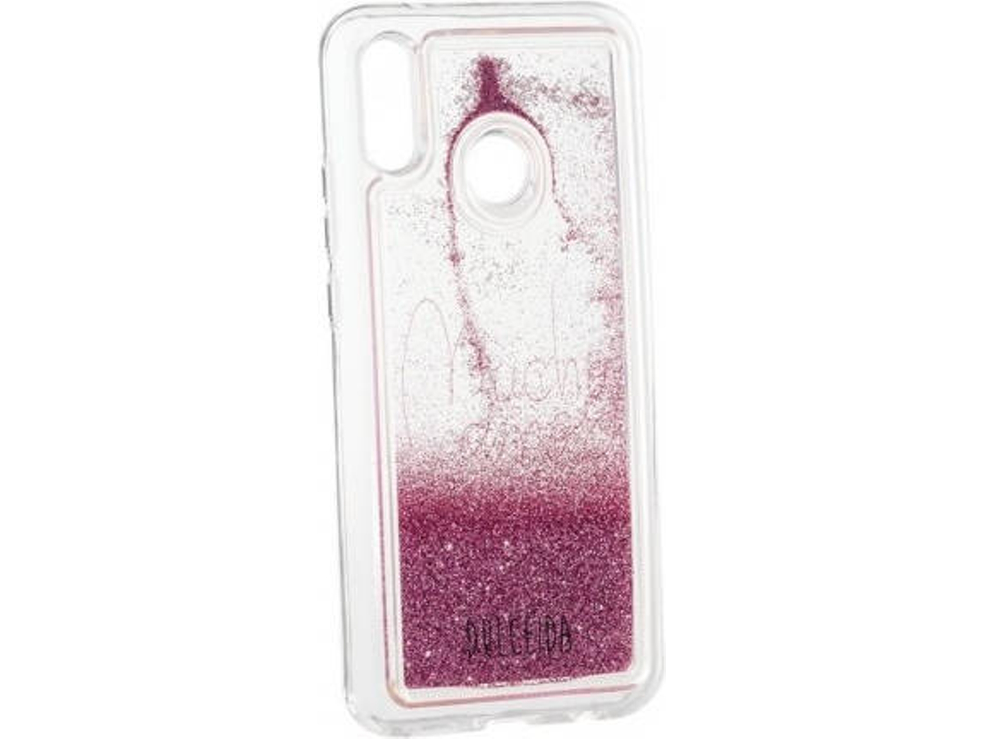 Funda Dulceida Glitter para xiaomi mi a2 smartphone diseño exclusivo compatible con carcasa dlcar020 transparente