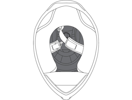Casco AGV K1 Top Pad
