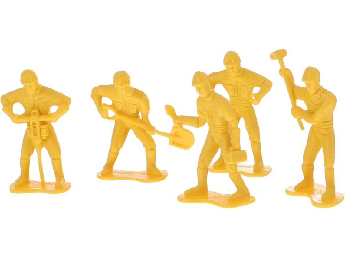 Kit De Modelismo De 45 Piezas: Figuras De Un Equipo De Reparación De Emergencia, Trabajadores E Ingenieros.