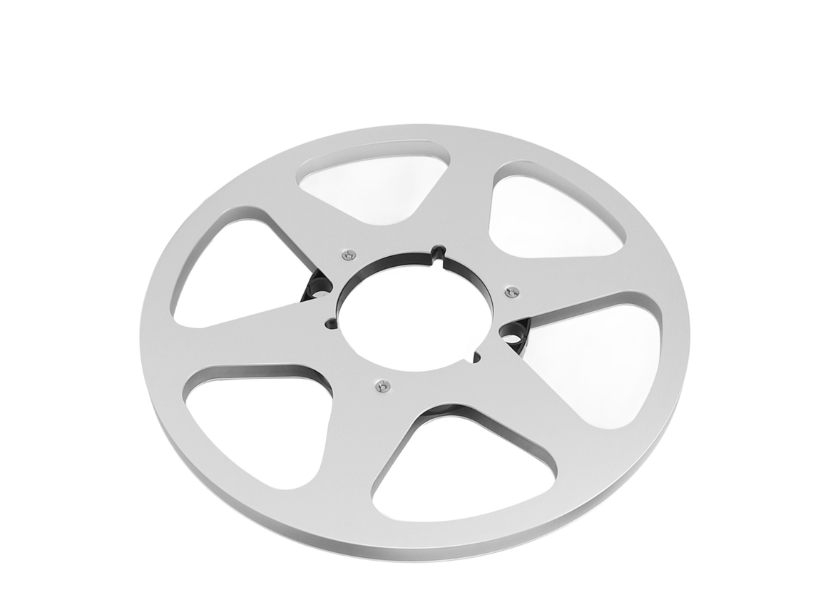 Carrete Vacío De Aluminio De 10 Pulgadas Para Cintas De Audio De 1/4 De Pulgada, De Carrete A Carrete.