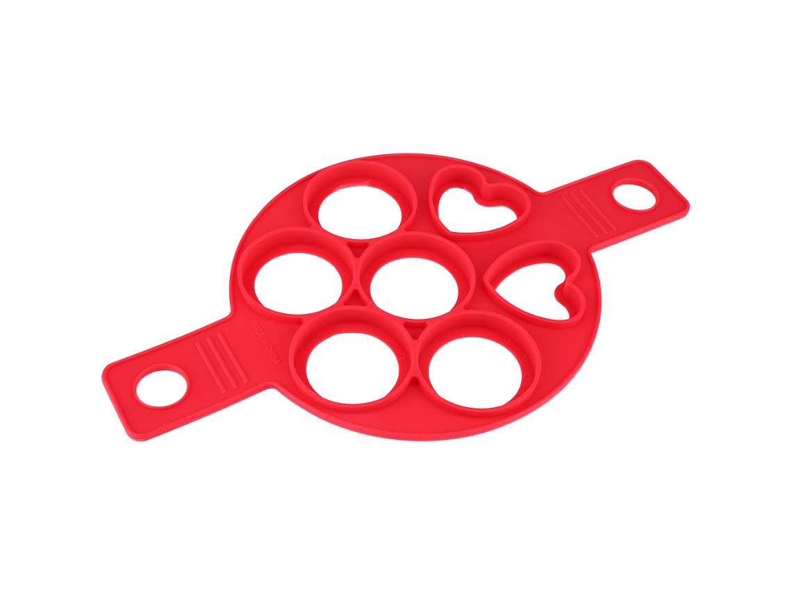 KOFIHETY Molde de Silicona Reutilizable para Panqueques y Huevos, Molde Antiadherente para Cocina #2
