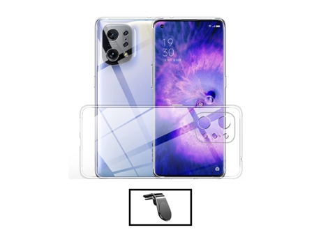Funda Proteção Frente Verso para Oppo Oppo Find Find X5 Pro GIFT4ME Transparente