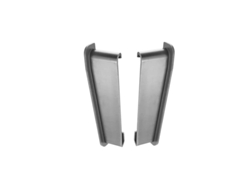 Deflector RENOPLAST de pared para perfil de alero W60 Gris Derecha Izquierda Acabado de terrazas Suelos de resina