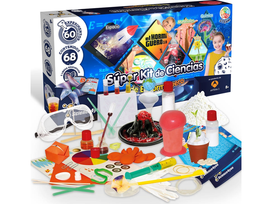 Kit de Ciencias SCIENCE4YOU El Hormiguero (Edad mínima: 8 años)