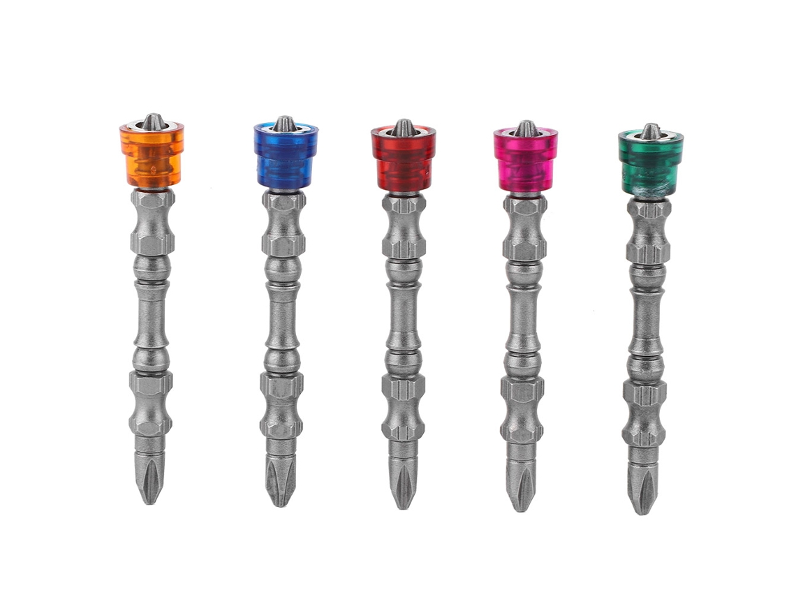 Ponta De Parafusadeira Magnética De Duas Cabeças De 65mm Ph2 Cruzada Para Parafusadeira Elétrica