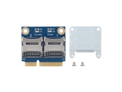 Tarjeta Convertidora Extensor Mini Pcie A Adaptador De Memoria Dual Micro Secure Digital