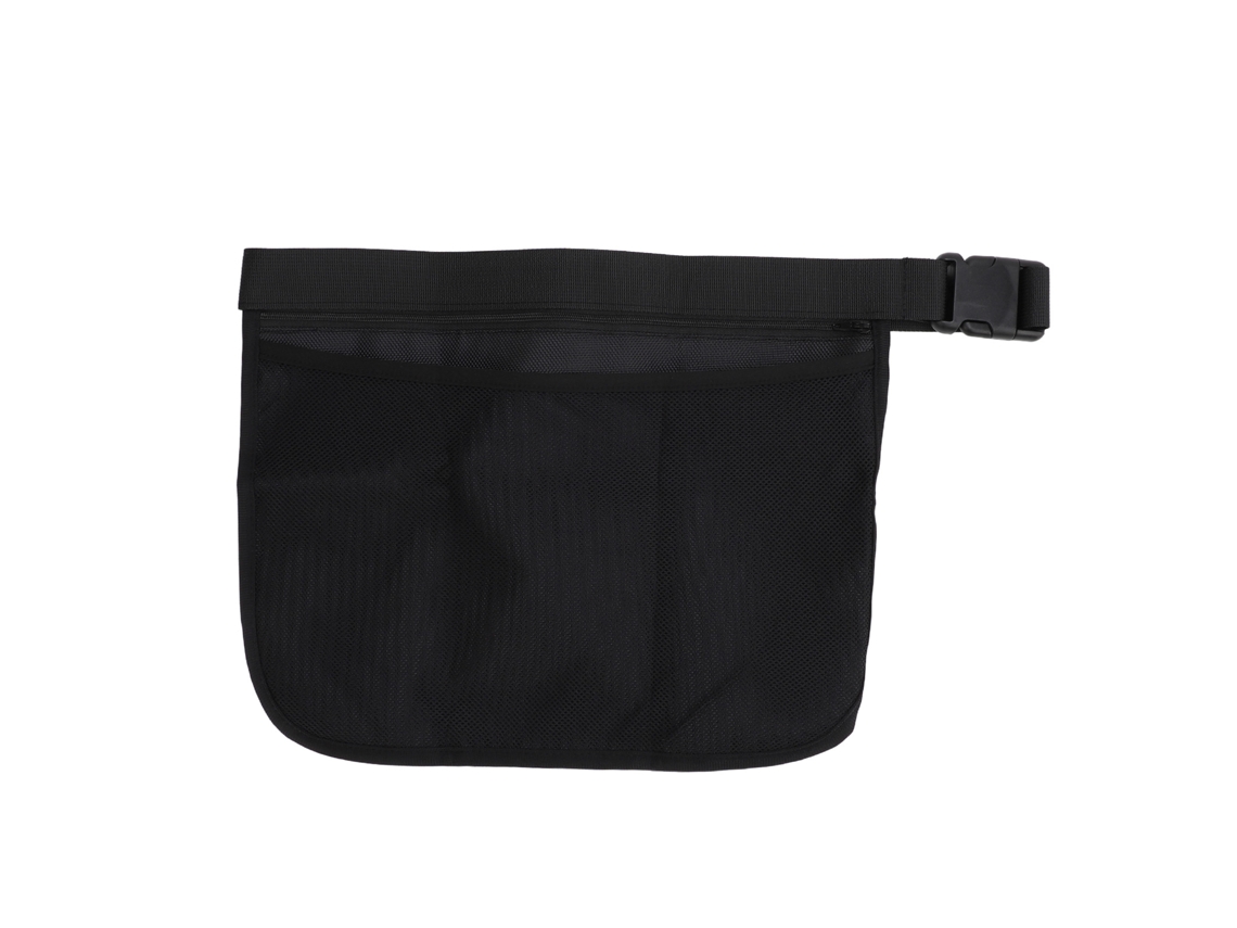 Danu2026-bolsa De Cintura Para Pelotas De Tenis Y Pickleball Elástica Ajustable Con Malla Portapelotas Deportivo Negro