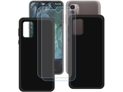 Conjunto de Protectores de Pantalla Antiqueda para Nokia G11 HONGWE. Negro (2un)