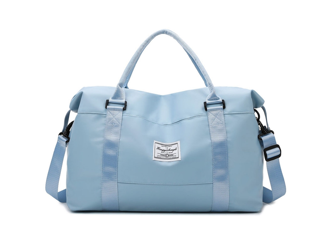 Maleta De Viaje De Mujer Para Fitness Deportiva Gimnasio Tecido Azul (15.35x23.62x6.29)