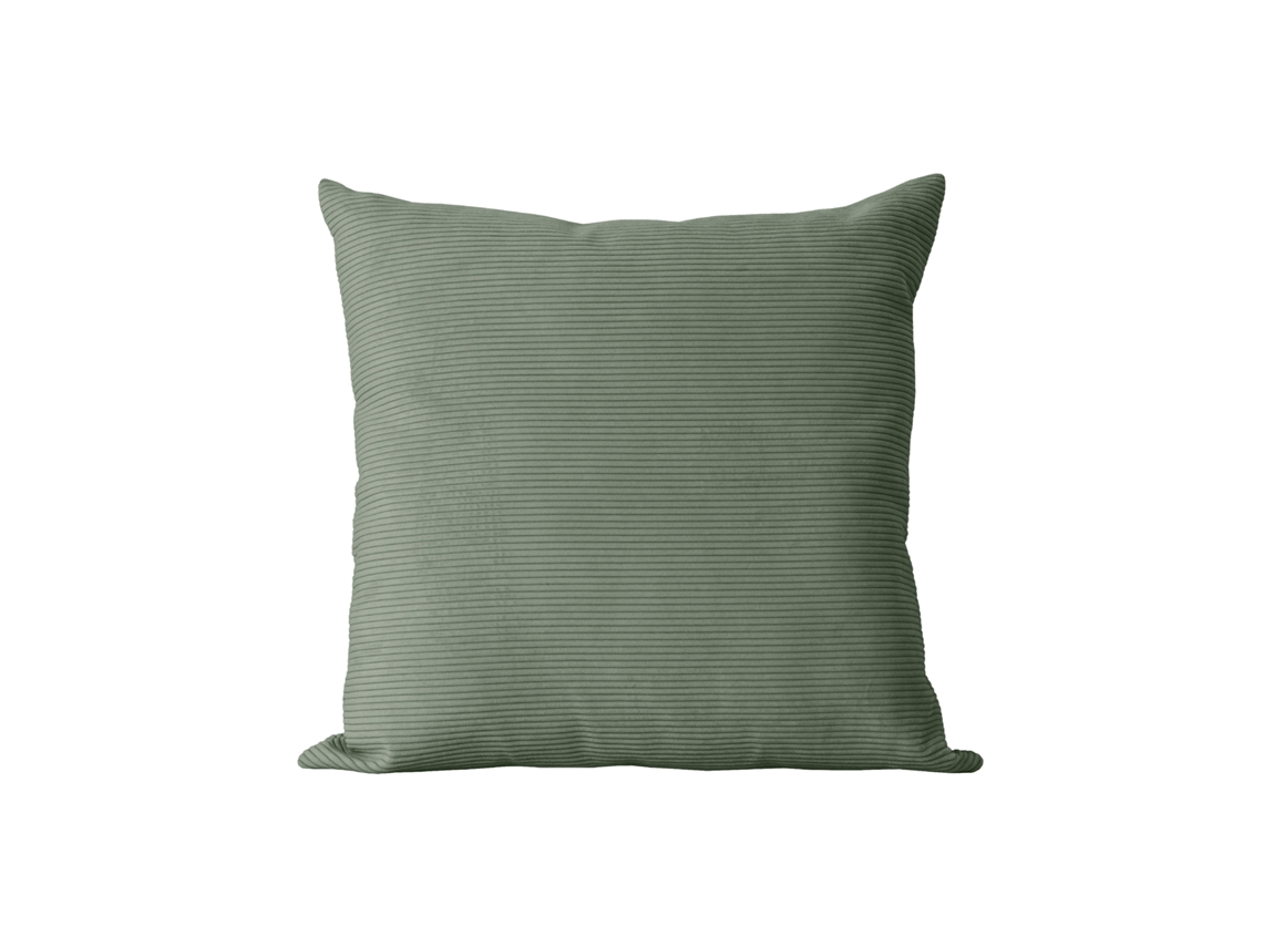 Cojín Cuadrada De Pana Verde 45x45 Cm - Dune