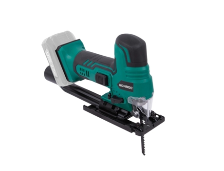 Sierra VONROC de Calar Vpower 20V Empuñadura Ergonómica Velocidad y Ángulo de Corte Ajustables Excl. Batería y Cargador Rápido 2 Hojas de