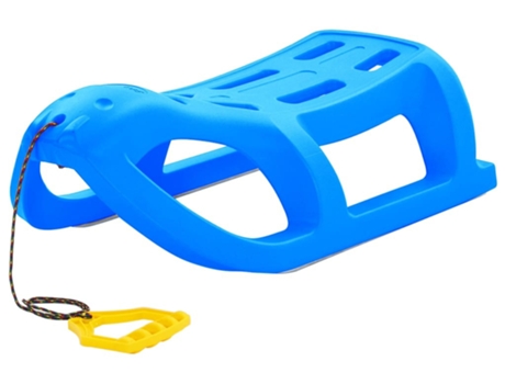vidaXL Trineo polipropileno azul 80x39,5x25,5 cm
