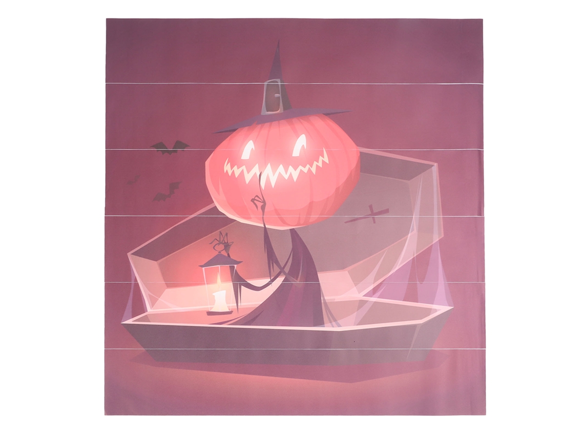 6 Pegatinas 3d De Halloween Para Escaleras, Autoadhesivas, Reutilizables, Con Diseño De Calabaza Decorativa Para El Hogar.