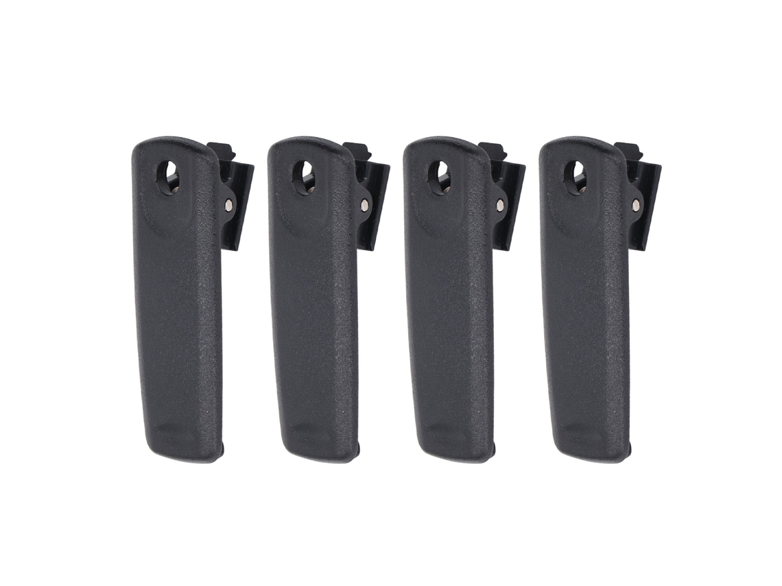 4 Clips Para Cinturón Para Radio Standard Horizon Hx400 W Vx290 Sbr-29li De Color Negro