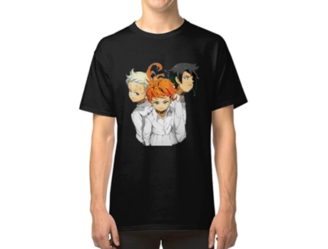 Camiseta ROCKINSTONE The Promised Neverland Emma Norman Ray Algodón para Hombre (2XL)
