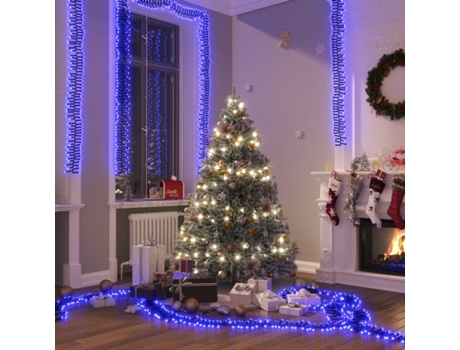 Luces de Navidad VIDAXL 343241 (11 m - 1000 Luces LED - Azul)