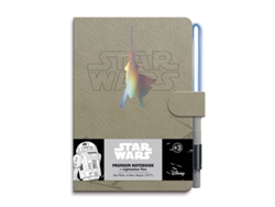 Cuaderno A5 premium de Star Wars Luke Skywalker con bolígrafo y sable de luz B.active