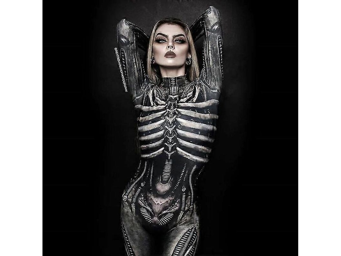 Disfraz De Esqueleto/calavera Para Mujer, Disfraz De Cuerpo Completo Para Cosplay, Halloween, Carnaval, Fiesta, Talla S
