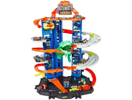 Coche HOT WHEELS City Mega Garaje (Edade Mínima: 5 Años - 76 x 16,5 x 61 cm - Artículo Surtido)