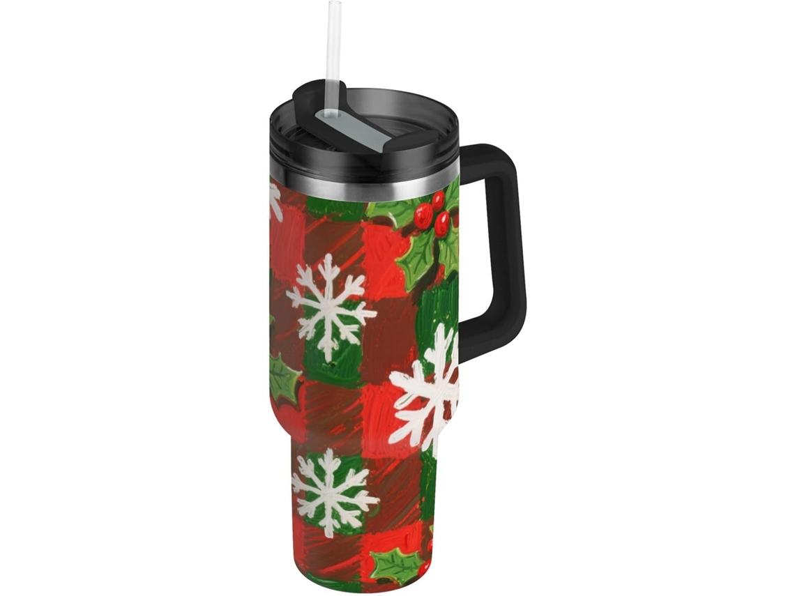 Botella Navidad - Vaso Térmico Portátil