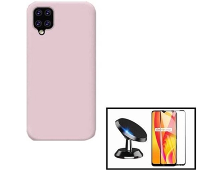 Kit Funda y Protector Samsung Galaxy A12 PHONECARE Negro