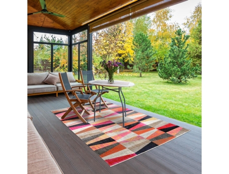 Alfombra JADOREL (150 x 220 - Poliprolileno - Multicolor)
