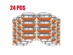 24 paquetes de 5 cuchillas para el kit de afeitado Liptaptyn